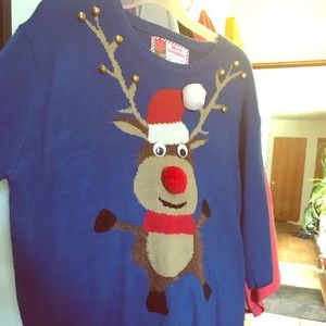 Ugly Xmas Reindeer Sweater